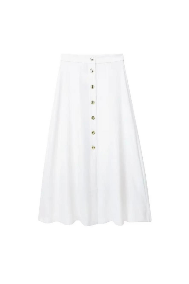 Women trendy white skirt for all seasons and occasions 