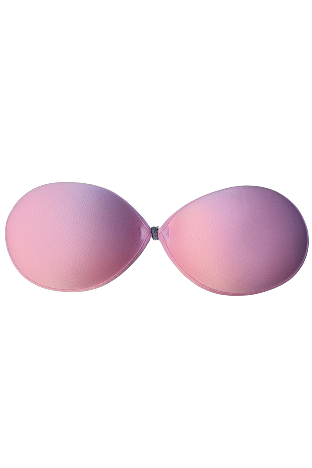Women strapless gel bra, custom in pink color, high quality bra for long lasting wear and sweat-proof