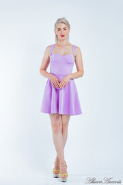 swing dress, skater mini dress, casual dress, mini summer dress, , beach dress, summer dress for women, purple dress