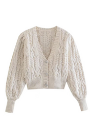 High quality women beige sweater with pearls detail , trendy casual outerwear for all season and occasions