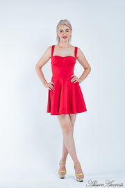 swing dress, skater mini dress, casual dress, mini summer dress, , beach dress, summer dress for women, red dress
