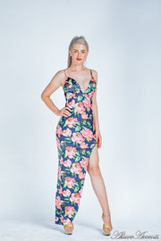 floral dress for women,  sexy satin dress, women satin maxi, cocktail maxi dress, women summer dress, floral bodycon, sexy party dress, summer party dress