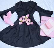 black dress, casual dress, satin mini dress, women satin dress, sexy party satin dress, short summer dress